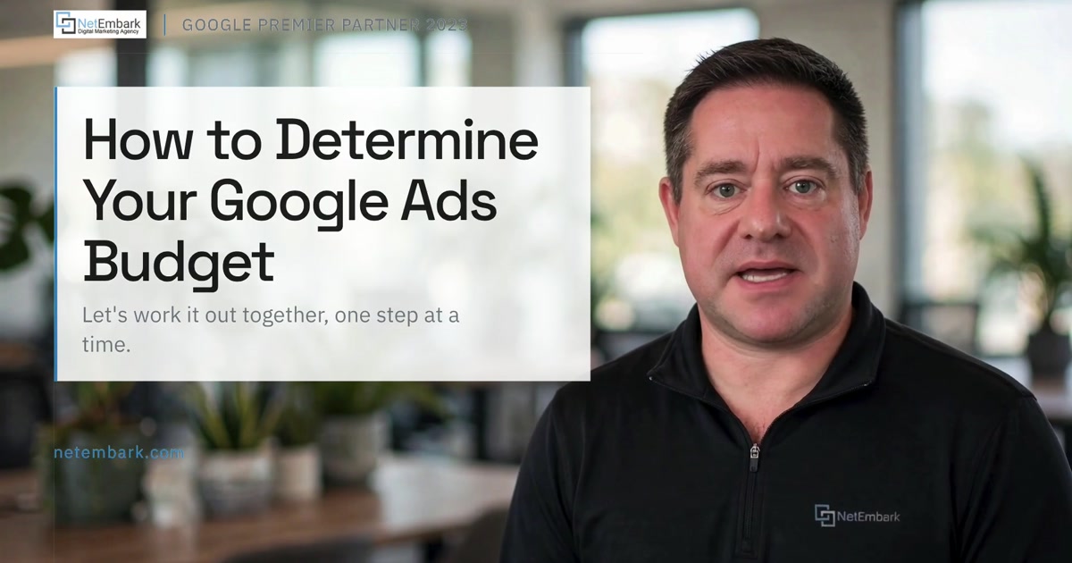 Gary Pyatigorsky explaining how to determine your Google Ads budget